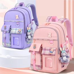 Backpacks Cute Girl School Bag Childrens Primary School Backpack Childrens Book Bag Princess Waterproof School Bag Mochila Baby 231214