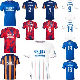 Club 23 24 Glasgow Rangers Soccer Jerseys Mens 9 DESSERS 19 SIMA 14 LAMMERS 13 CANTWELL 4 LUNDSTRAM 31 BARISIC 2 TAVERNIER 99 DANILO 17 MATONDO Football Shirt Kits