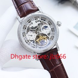 Men's watch mechanical watch luxury design PP fully automatic mechanical movement tourbillon sapphire mirror waterproof,aa