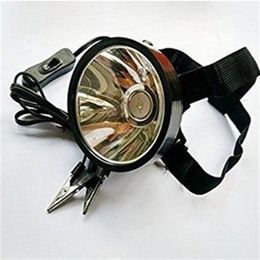 8W 6v 12v 24v Led Headlamp Hunting Fishing Hunting External Power Dc Power Headlight Glare279S