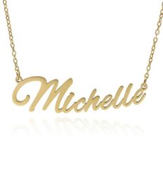 Pendant Necklaces Sterling Silver Gold Plated Name Personalized Custom Jewelry Initial Chain Nameplate Birthday Gifts7735947