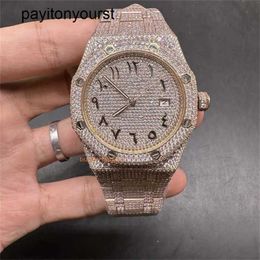 Audemar Pigue Watch AP Diamond Watches Movement Watch Designer Luxury Moissanite Date Mens Ap Swiss Automatic Mechanical Rose Gold Stainless s rj