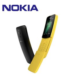 Refurbished Cell Phones Nokia 8110 GSM 2G Dual Sim Slide Cover For Elderly Student Mobile Phone