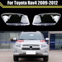 Car Replacement Lens Glass Light Lamp Headlamp Shell Transparent Lampshade Headlight Cover for Toyota Rav4 2009 2010 2011 2012