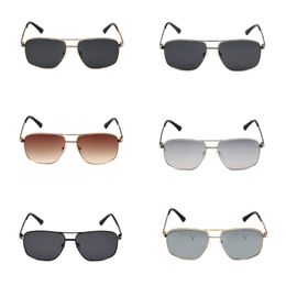 Designer Square Sunglasses Polarized UV Protection Trendy luxury Sun Glasses Men Women Six colors to choose
