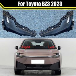 Auto Case Headlamp Caps for Toyota BZ3 2023 Car Front Headlight Lens Cover Lampshade Lampcover Head Lamp Light Glass Shell