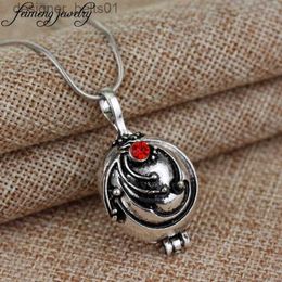 Pendant Necklaces Popular Movie Vampire Diaries Necklace Elena Gilbert Vervain Romantic Crystal Pendant Necklace For Women Charm JewelryL231215