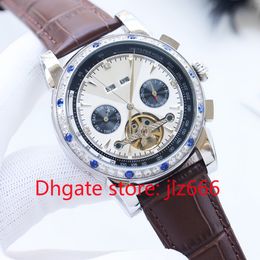 Men's Watch Mechanical Watch Luxury Design PP Fully Automatic Mechanical Movement Tourbillon Sports Leisure Sapphire Mirror Waterproof,yy