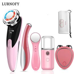 Eye Massager LED Skin Rejuvenation Machine Face Lifting Microcurrent Roller Massager Radio Frequency Skin Tightening Eye Beauty 231214