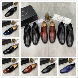 10Model fashion Luxury loafers men shoes Embroider formal shoes men Designer dress shoes man pointed toe flats zapatos de hombre soulier homme herren