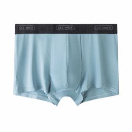 Underpants Breathable Mid-Rise Boxer Briefs For Men Comfortable Modal Fabric No Visible Lines Derriere Lifting