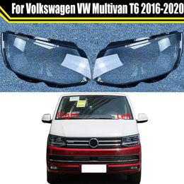 Car Headlight Cover Lens Glass Shell Headlamp Transparent Lampshade Auto Light Lamp for VW Multivan T6 2016-2020