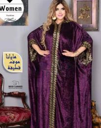 Ethnic Clothing Velvet Skirt African Womens 2024 Dashiki Headband Abaya Dubai Boubou Robe 231215