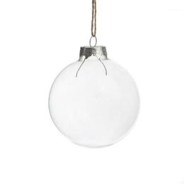 Party Decoration Dia6cm Christmas Ornament Clear Glass Ball Wedding Decorations Bauble Event ship X 251291M