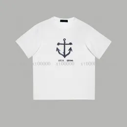 22SS Designer Letter Printed T Shirts Tee Sweatshirt Fashion High Street Short Sleeves Summer Casual T-Shirt Breathable Men Women Crew Neck Tees Dresses for Wo 25-003