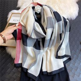 Whole Cotton linen scarf women spring and autumn sunscreen thin gauze scarf versatile winter scarf shawl261V