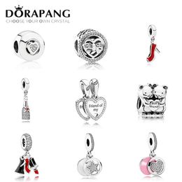 DORAPANG Lovely Charms Bead High Heels Pendant Fit A Early Autumn Series s925 Sterling Silver DIY Bracelet Whole factory184s