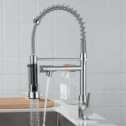 Kitchen Faucets And Cold Color Change Temperature Light Faucet Nickel Out With Water Mixer Taps Rotating Pull