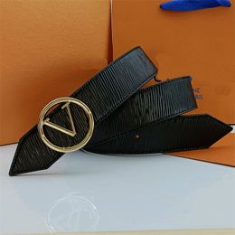 Designer Men Leather Belts For Women Mens Cowskin Classic Letter Belt Luxury Gold Silver Metal Buckle Fashion Waistband Cintura Ceinture Men Belt