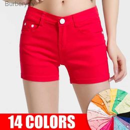 Women's Shorts KarSaNy White Jean Shorts Women Summer Elastic Mini Short Pants Fe Casual Shorts Women Denim Short Jeans Women's SummerL231215