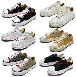 Designer MMY Dissolvendo Sapatos Homens Sapatilhas Plataforma Sneaker Treinador de Couro Mihara Yasuhiroe Wenle Grosso Soled Lovers' Daddy Sports Casual Board Shoe