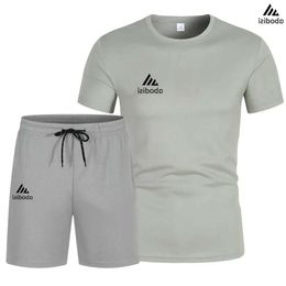 Men Designer Tracksuit 2023 Summer Hot T-shirt Shorts Men's Sports Set Brand Print Leisure Fashion Cotton Short down1996
