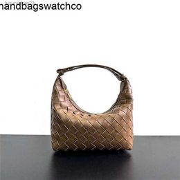 Top BottegassVenetaa Wallacess Shoulder Bag Intrecciato Leather 7A Handmade Handheld Hand Tote High Lady Underarm Woven Bags Quality Designer Small Leather Purse