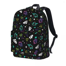 Backpack Funny Graffiti Male F-FnAFS Security Breach Backpacks Xmas Gift Kawaii High School Bags Cycling Colorful Rucksack