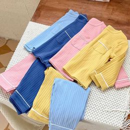 Clothing Sets Spring Autumn Underwear Clothes Set For Toddler Infant Kids Children Sleepwear Pyjamas Clothing Suit Baby Girl Boy Top+pant