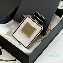 10A Mirror quality Designers Chains Bag Luxuries Perfume Bottle Bag Sheepskin Cross Body Bags With Box