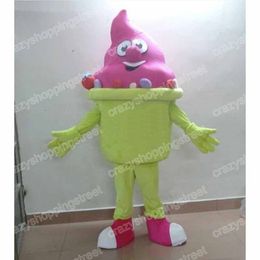 Christmas ice cream Mascot Costume Cartoon Character Outfits Halloween Carnival Dress Suits Adult Size Birthday Party Outdoor Outfit