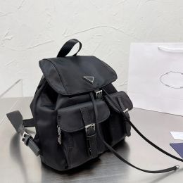 Backpack designers bags luxurys Stylish Black schoolbag Vintage Pratop Art Backpack Designer Bag Travel School Waterproof Bag Mens and Womens Nylon Bags book
