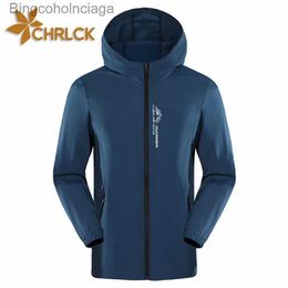 Others Apparel CHRLCK UPF50 Sun Protection Men's Camping Hiking Fishing Jacket Windbreaker Breathable Jackets Outdoor Quick Dry Thin CoatL231215