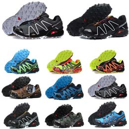 Speed Cross 4.0 CS running shoes Mens Designer shoe Triple black white blue red yellow green speedcross cool trainers outdoor sports mens Hiking Shoes sneaker M15