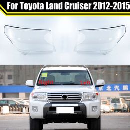 Front Lens Case Transparent Lampshade Headlight Cover for Toyota Land Cruiser 2012 ~ 2015 Car Light Lamp Shell Headlamp Caps