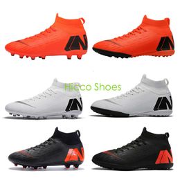 Women Men Outdoor Football Shoes AG TF Indoor Soccer Boots Youth Comfortable Training Shoes Cleats Size 35-45