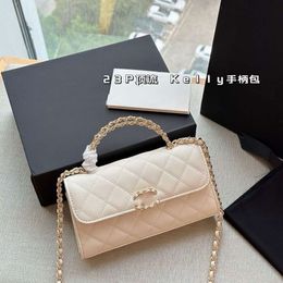 Designer bag New Handbag channel Caviar Cowhide Diamond Grid Chain Bag Exquisite Bag Single Shoulder Crossbody Bag