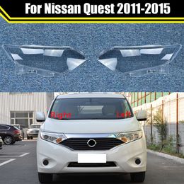 Car Front Headlight Lens Glass Auto Shell for Nissan Quest 2011-2015 Headlamp Lampshade Head Light Lamp Cover Lampcover