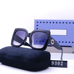 Designer Sunglasses For Women Men Sun Glasses Fashion Classic Sunglasses Luxury Polarised Pilot PC Frame Oversized Sunglass UV400 Glasses 9302