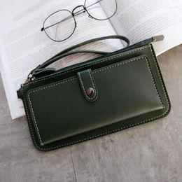 Wallets Women Fashion PU Leather Long Wallet Female Purse Clutch Money Bag Ladies Card Holder Purses Handbags