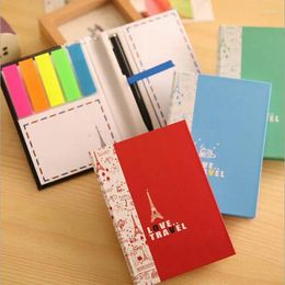 Hardcover Combine Memopad Notepad Stationery Diary Notebook Office School Supplies With Pen