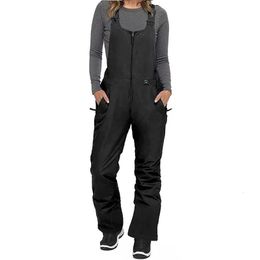 Womens Jumpsuits Rompers Ski Suit Wearing Snow bib Waterproof Basic Insulation Board Jumping Pants 231215