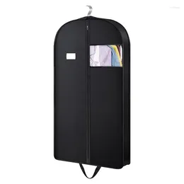 Storage Bags Garment For Portable Clothes Covers Travel Moving Bag Hang Suit Gowns Tuxedos Coats