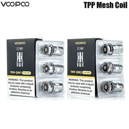 VOOPOO TPP Mesh Coil TPP-DM1 0.15ohm / TPP-DM2 0.2ohm TPP-DM3 0.15 & TPP-DM4 0.3ohm for TPP. Pod Tank DRAG S Pro X Plus E-cigarette 3pcs/Pack Authentic