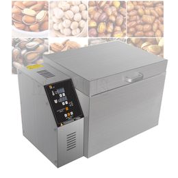 Stainless Steel Electric 1800W Nut Roaster Chestnut Coffee bean Peanut Molen Fry Fruit Walnut Roasting Machine