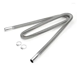 Universal Car Air Parking Heater Stainless 200cm Exhaust Pipe With 2 Clamps