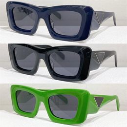 Brand Designer Men Sunglasses Croissant Stereoscopic crack OPR 13ZS Vintage Ladies Symbole signature Irregular Square Sun Glasses 2258