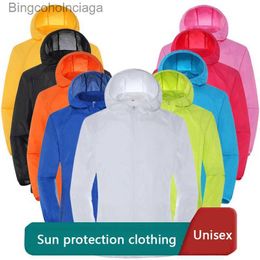 Others Apparel D2 Quick-Drying Waterproof Fishing Coat Unisex Raincoat Outdoor Sun Protection Jackets Lightweight Breathable Women WindbreakerL231215