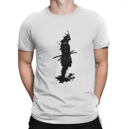 Men's T Shirts Men Warrior Shirt S-Samurai Champloo Anime Cotton Clothing Humorous Short Sleeve Round Collar Tees Party T-Shirts