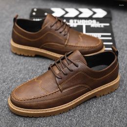 Dress Shoes Men Casual Fashionable Summer Breathable Comfortable Business Men's 2023 Non-slip Driving